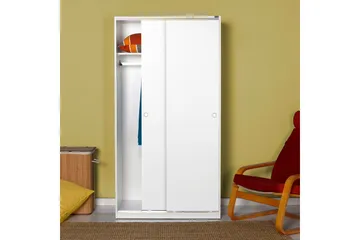 Wardrobe Hvit - Hvit - Oppbevaring - Klesoppbevaring - Garderober & garderobesystem