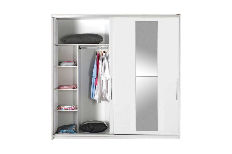Wardrobe Hvit - Hvit - Oppbevaring - Klesoppbevaring - Garderober & garderobesystem