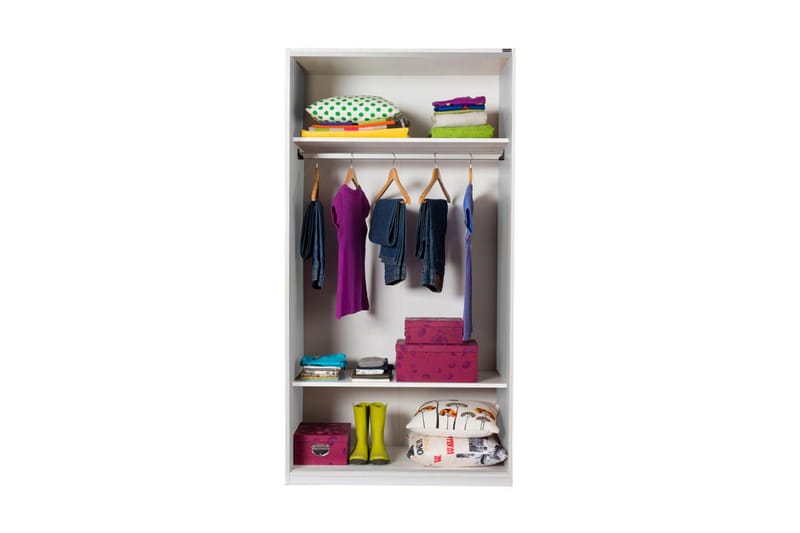 Wardrobe Hvit - Hvit - Oppbevaring - Klesoppbevaring - Garderober & garderobesystem