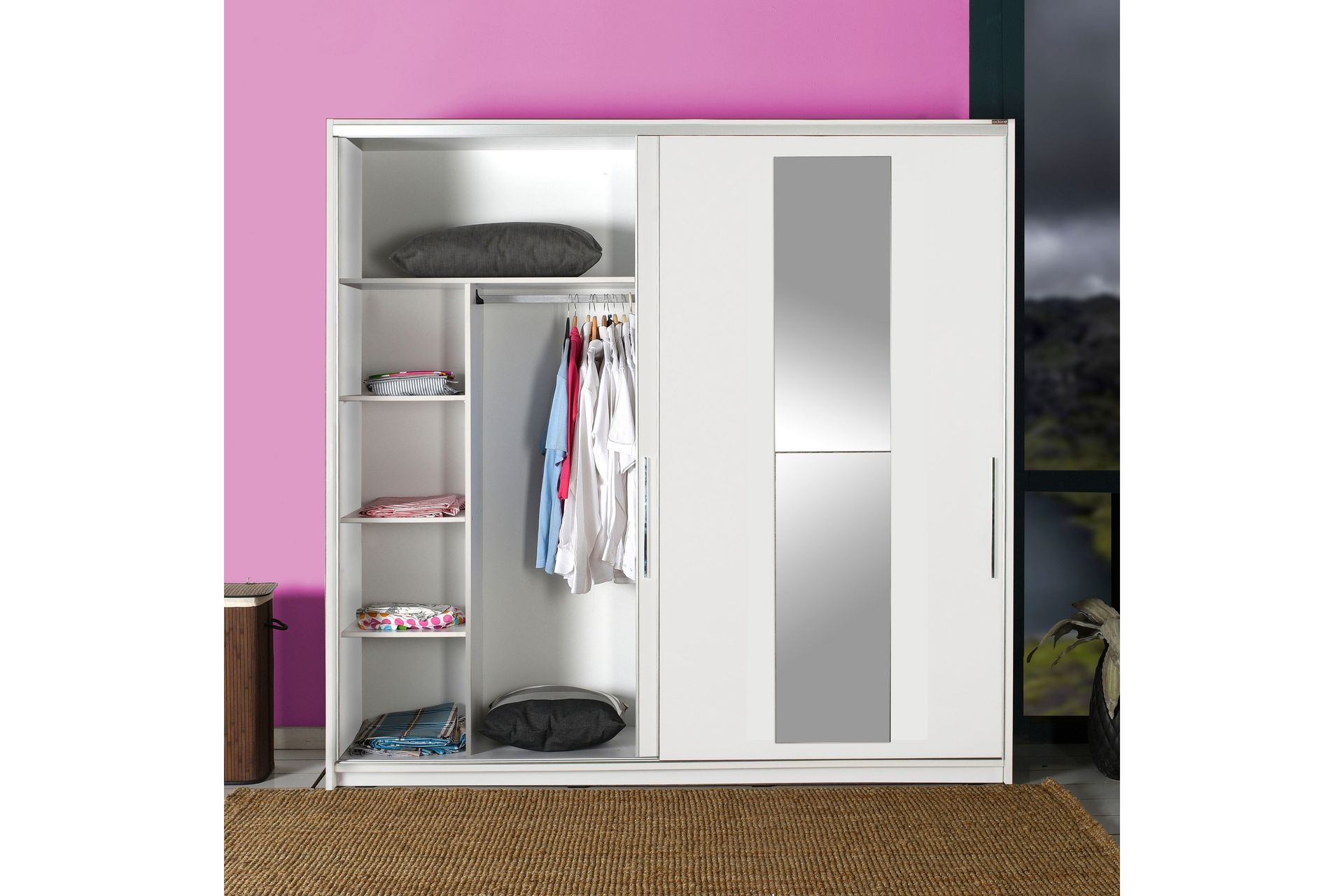Wardrobe Hvit - Oppbevaring - Klesoppbevaring - Garderober & garderobesystem