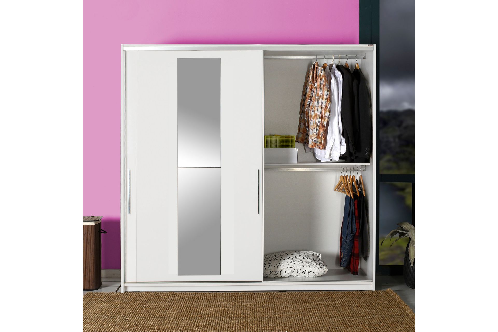 Wardrobe Hvit - Oppbevaring - Klesoppbevaring - Garderober & garderobesystem