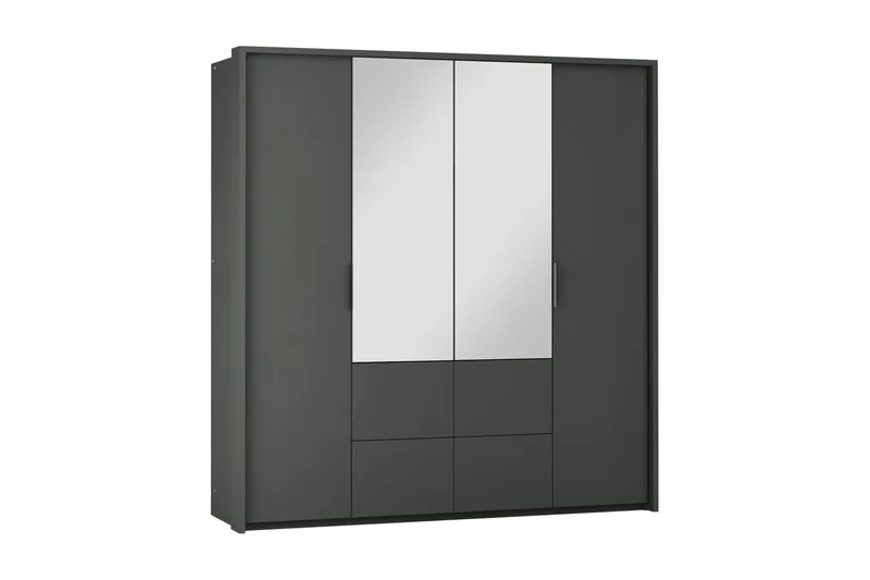 Wedena Garderobeskap 208 cm - Grå - Oppbevaring - Klesoppbevaring - Garderober & garderobesystem