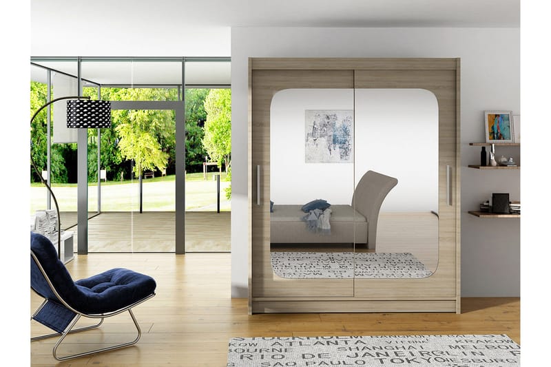 West Garderobe 150x58x200 cm - Oppbevaring - Klesoppbevaring - Garderober & garderobesystem