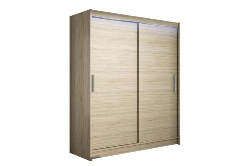 Westa Garderob 150x58x200 cm - Beige / Hvit - Oppbevaring - Klesoppbevaring - Garderober & garderobesystem