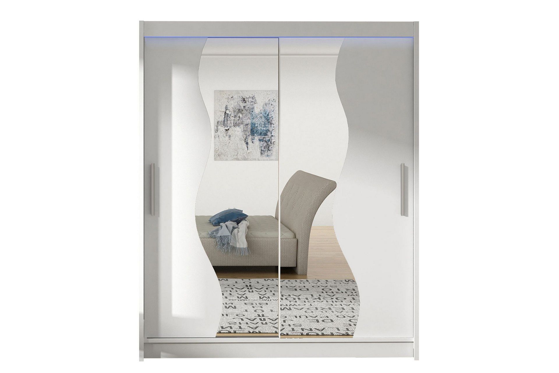 Westa Garderob 150x58x200 cm - Hvit