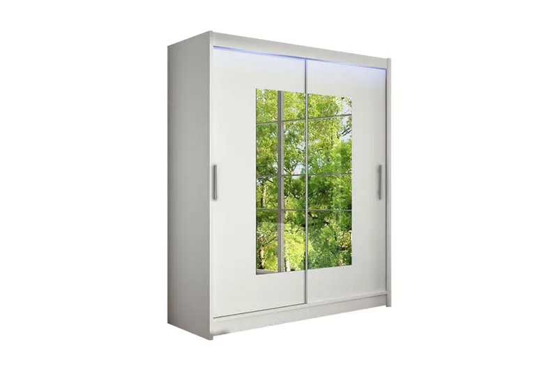 Westa Garderob 150x58x200 cm - Hvit - Oppbevaring - Klesoppbevaring - Garderober & garderobesystem - Garderobeskap & klesskap