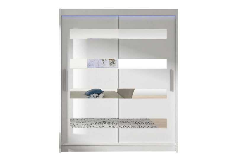 Westa Garderob 150x58x200 cm - Hvit - Oppbevaring - Klesoppbevaring - Garderober & garderobesystem