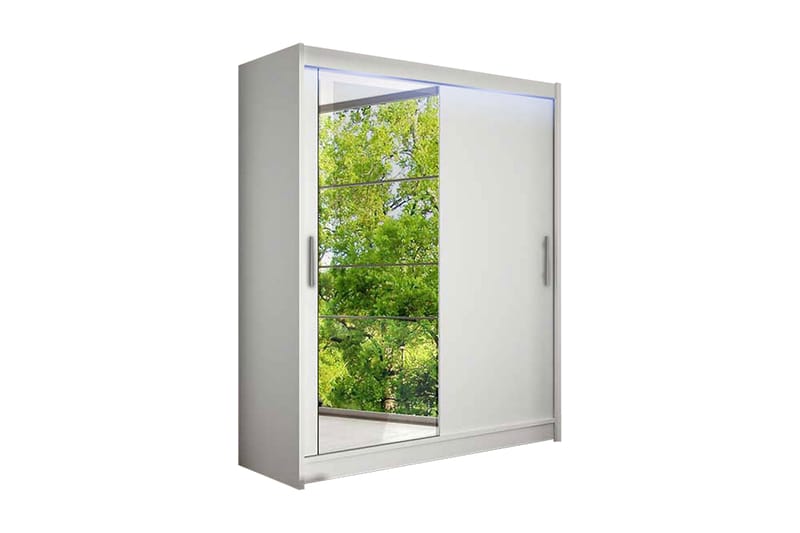Westa Garderob 150x58x200 cm - Hvit - Oppbevaring - Klesoppbevaring - Garderober & garderobesystem