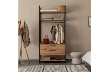 Witonia Garderobe 104x52 cm - Natur - Oppbevaring - Klesoppbevaring - Stumtjener - Klesstativ