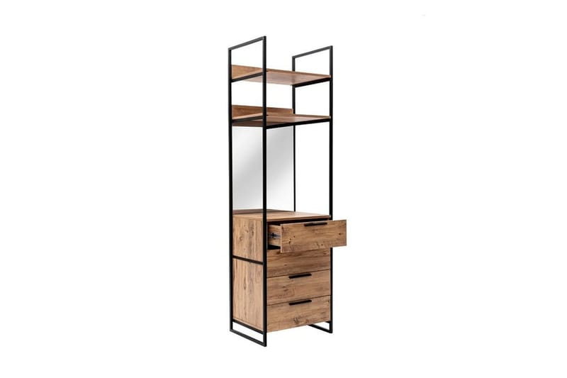 Witonia Garderobe 64x52 cm - Natur - Oppbevaring - Klesoppbevaring - Garderober & garderobesystem