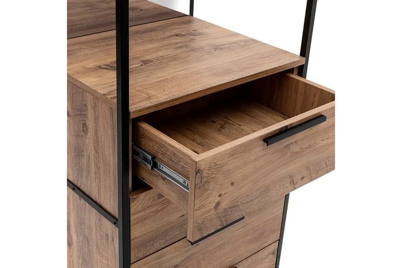 Witonia Garderobe 64x52 cm - Natur - Oppbevaring - Klesoppbevaring - Garderober & garderobesystem