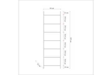 Witonia Garderobe 64x52 cm - Natur - Oppbevaring - Klesoppbevaring - Garderober & garderobesystem - Garderobeskap & klesskap