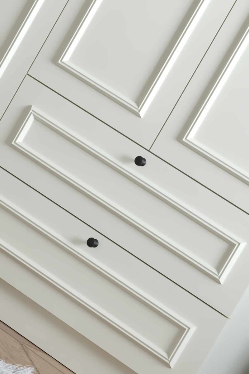 Wonthaggi garderobe 209x210 cm - Hvit - Oppbevaring - Klesoppbevaring - Garderober & garderobesystem - Garderobeskap & klesskap