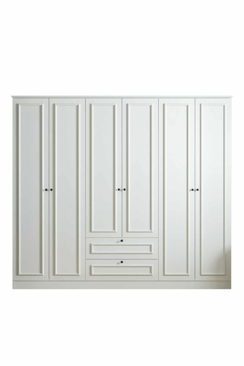 Wonthaggi garderobe 209x210 cm, Hvit