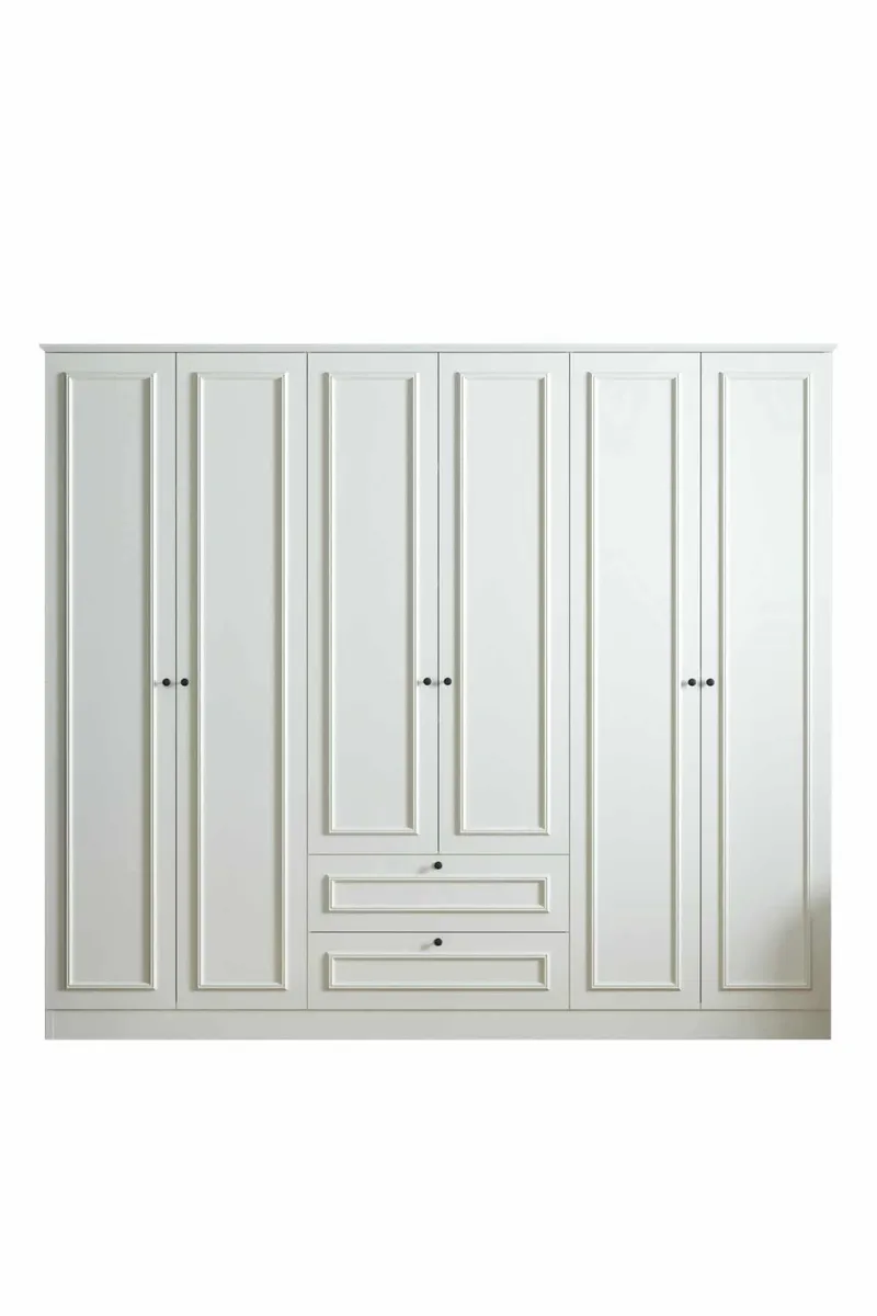 Wonthaggi garderobe 209x210 cm, Hvit