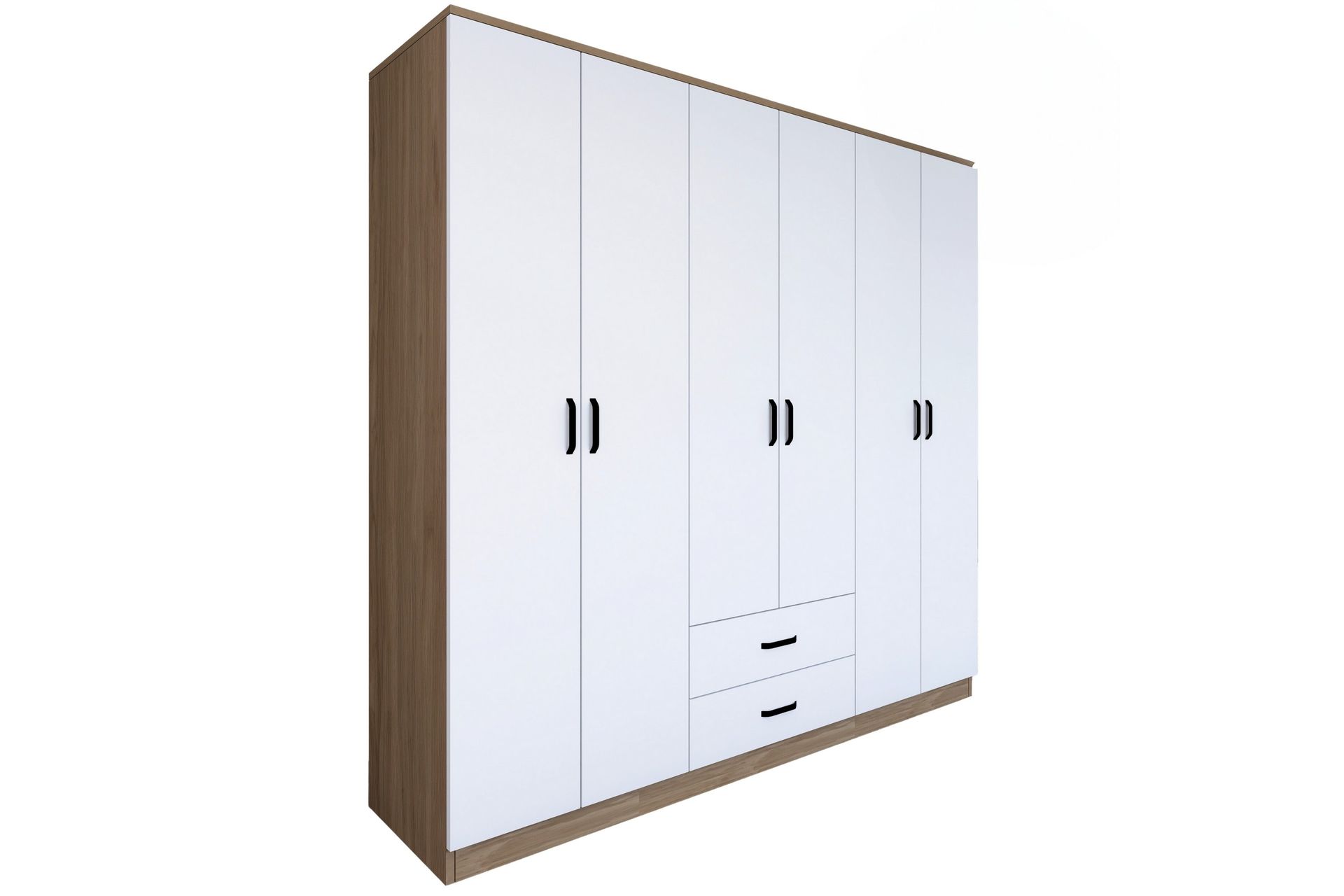 Yaman Garderobe 180x190 cm - Lys brun - Oppbevaring - Klesoppbevaring - Garderober & garderobesystem
