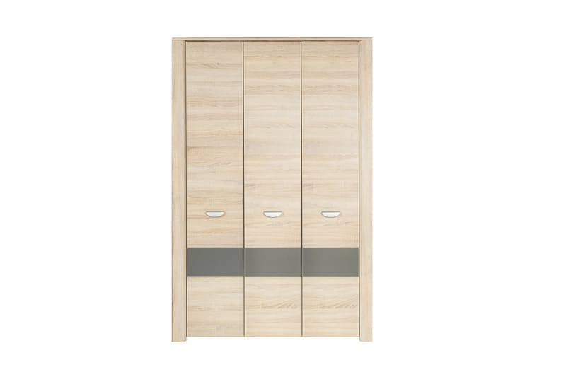 Yazmene Garderobe 133x194 cm - Brun - Oppbevaring - Klesoppbevaring - Garderober & garderobesystem