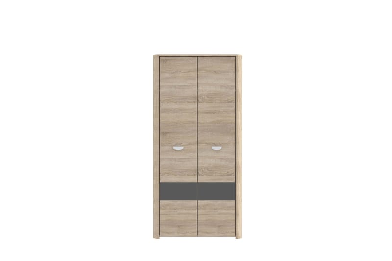 Yazmene Garderobe 133x194 cm - Brun - Oppbevaring - Klesoppbevaring - Garderober & garderobesystem