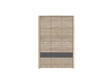Yazmene Stor Garderobeskap 133x194 cm i Tre - Beige - Oppbevaring - Klesoppbevaring - Garderober & garderobesystem