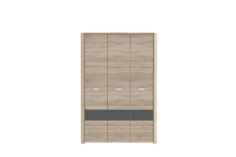 Yazmene Stor Garderobeskap 133x194 cm i Tre - Beige - Oppbevaring - Klesoppbevaring - Garderober & garderobesystem