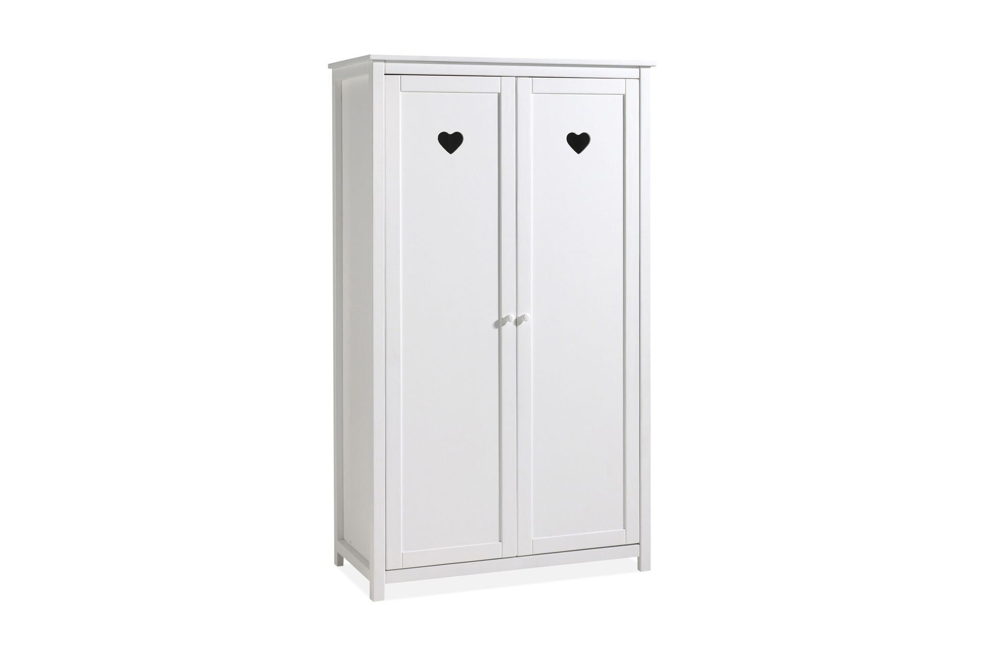 Yolonda Garderobe 2 Dører - Hvit - Oppbevaring - Klesoppbevaring - Garderober & garderobesystem