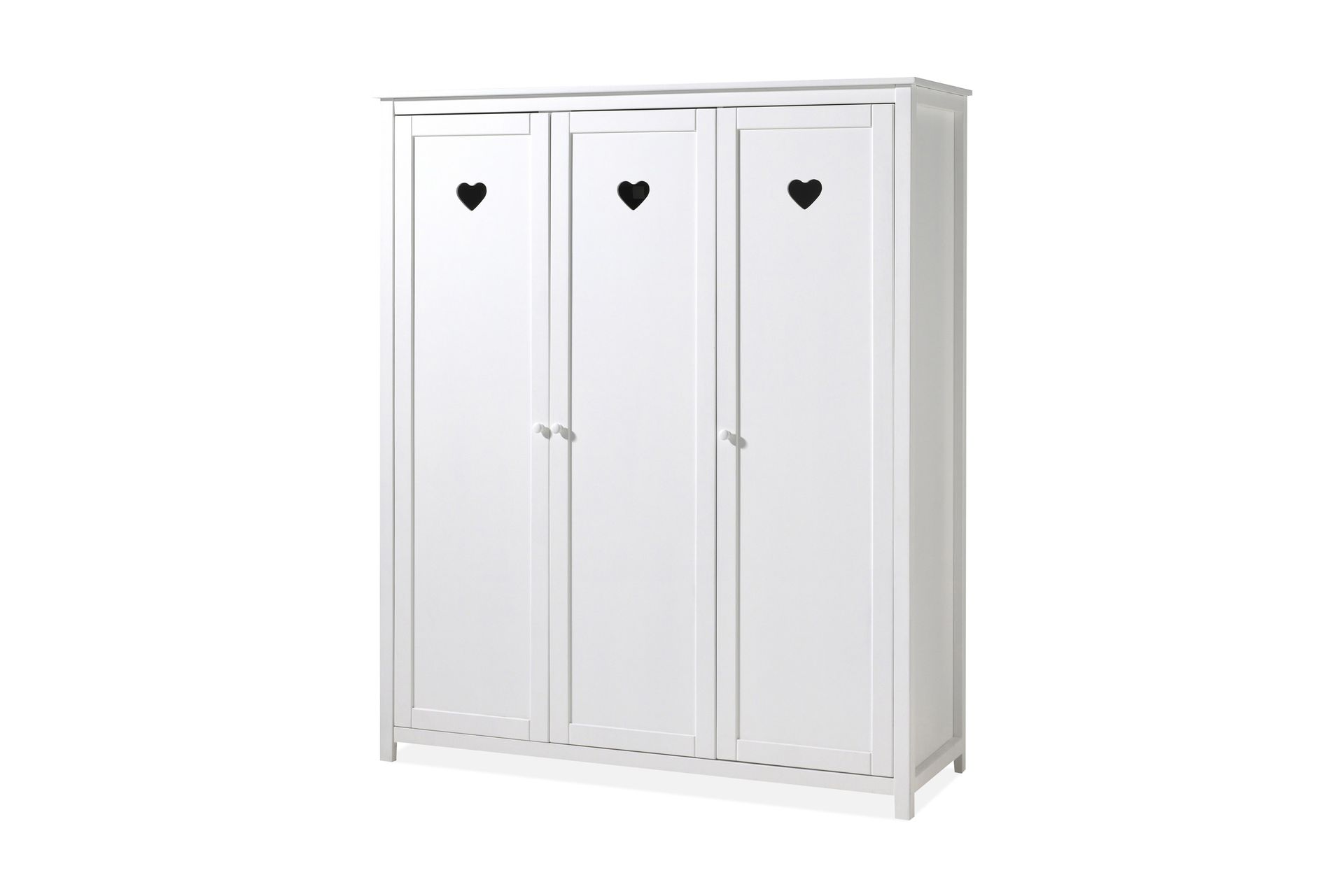 Yolonda Garderobe 3 Dører - Hvit - Oppbevaring - Klesoppbevaring - Garderober & garderobesystem