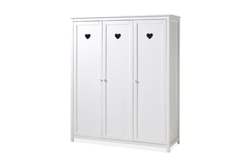 Yolonda Garderobe 3 Dører - Hvit - Oppbevaring - Klesoppbevaring - Garderober & garderobesystem