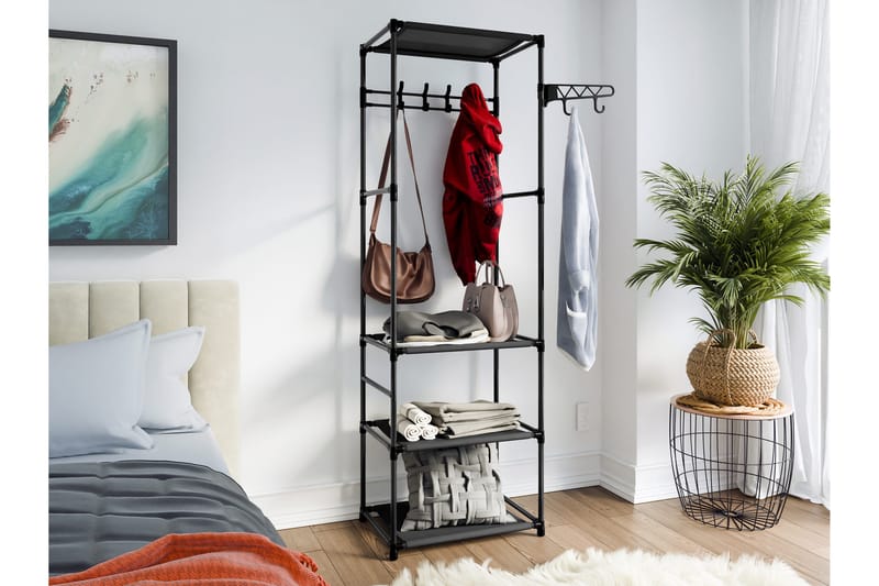 Harison Klesstativ 50 cm - Svart - Oppbevaring - Klesoppbevaring - Stumtjener