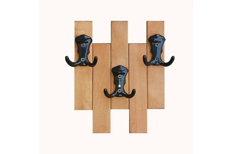 Knaggrekke Endor Brun, 24 x 20 cm