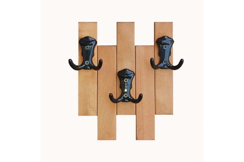 Knaggrekke Endor Brun, 24 x 20 cm