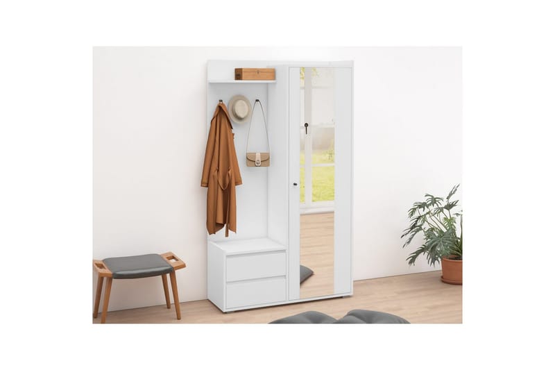 Kosmo Kleshenger - Hvit - Oppbevaring - Klesoppbevaring - Stumtjener