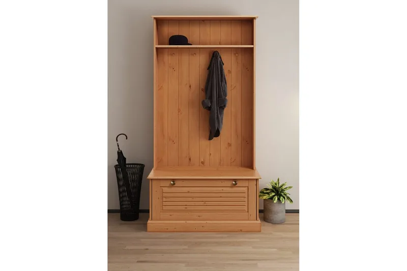 Mille Kleshenger - Brun - Oppbevaring - Klesoppbevaring - Stumtjener