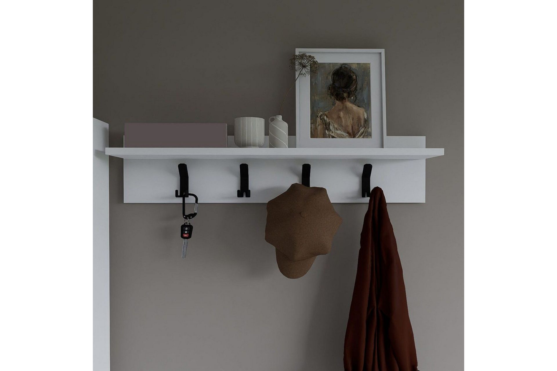 Nagouri Klesstativ 90 cm - Hvit