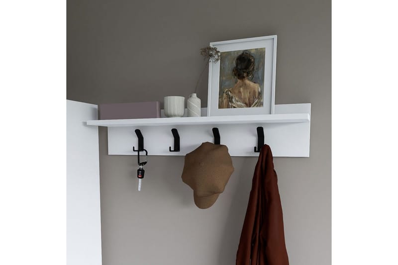 Nagouri Klesstativ 90 cm - Hvit - Oppbevaring - Klesoppbevaring - Stumtjener