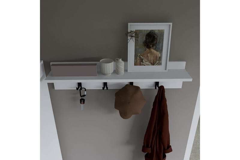 Nagouri Klesstativ 90 cm - Hvit - Oppbevaring - Klesoppbevaring - Stumtjener