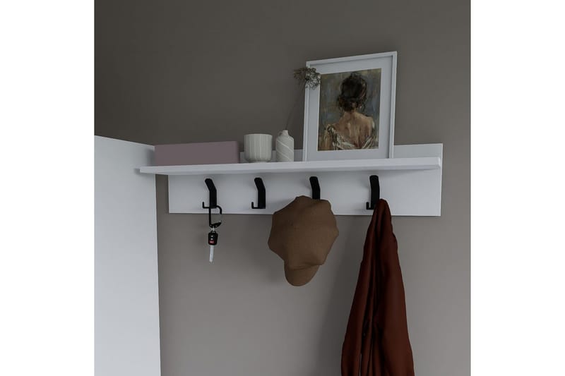 Nagouri Klesstativ 90 cm - Hvit - Oppbevaring - Klesoppbevaring - Stumtjener