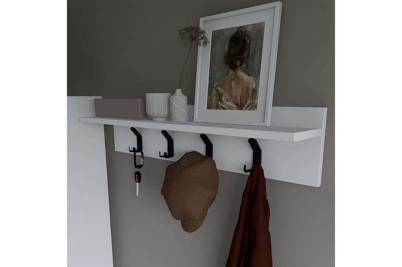 Nagouri Klesstativ 90 cm - Hvit - Oppbevaring - Klesoppbevaring - Stumtjener