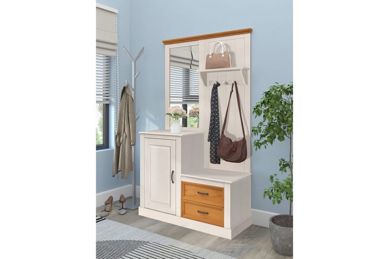 Selma Kleshenger - Hvit - Oppbevaring - Klesoppbevaring - Stumtjener