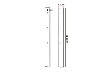 Simply Klesstativ 13 cm - Hvit - Oppbevaring - Klesoppbevaring - Stumtjener