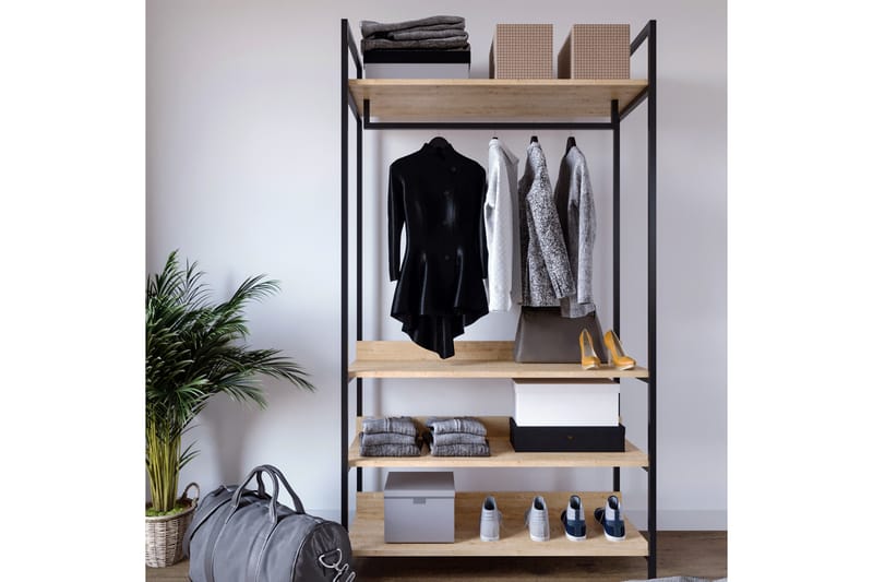 Amerbach Garderobe 100x40 cm - Natur - Oppbevaring - Klesoppbevaring - Stumtjener