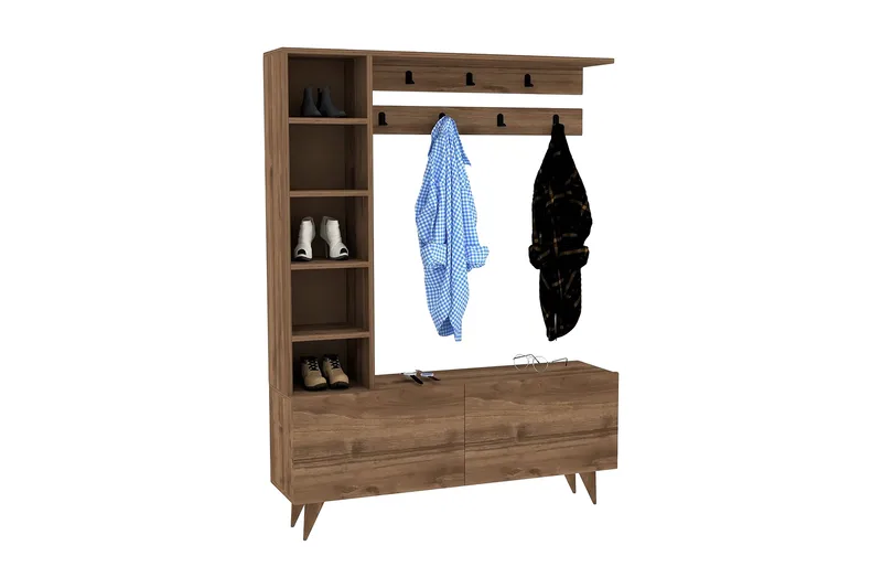 Andifli Kleshenger 120x161,8 cm - Brun - Oppbevaring - Klesoppbevaring - Stumtjener