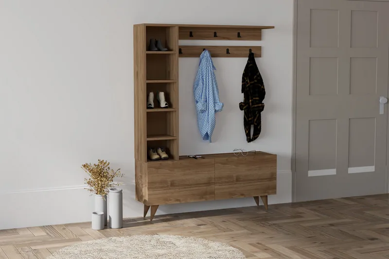 Andifli Kleshenger 120x161,8 cm - Brun - Oppbevaring - Klesoppbevaring - Stumtjener