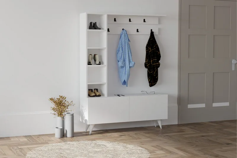 Andifli Kleshenger 120x161,8 cm - Hvit - Oppbevaring - Klesoppbevaring - Stumtjener