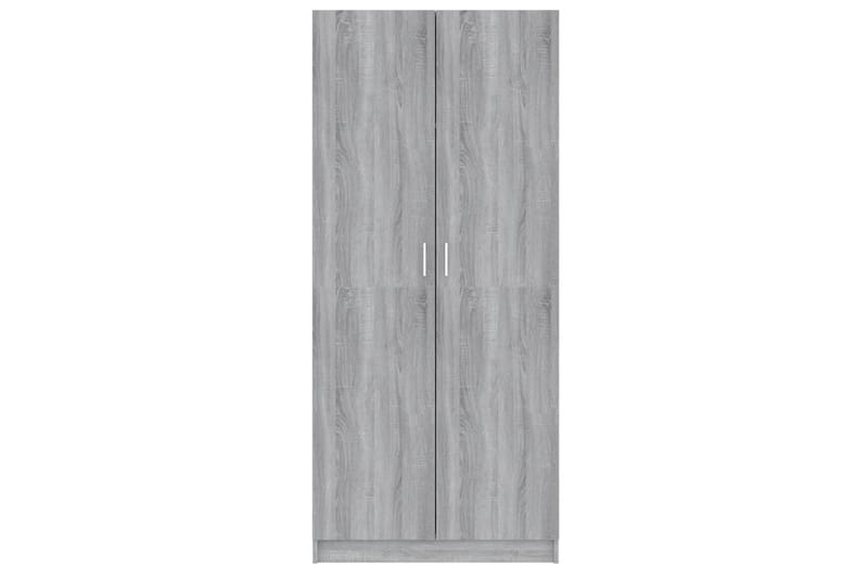 beBasic Garderobe grå sonoma 80x52x180 cm konstruert tre - GrÃ¥ - Oppbevaring - Klesoppbevaring - Stumtjener