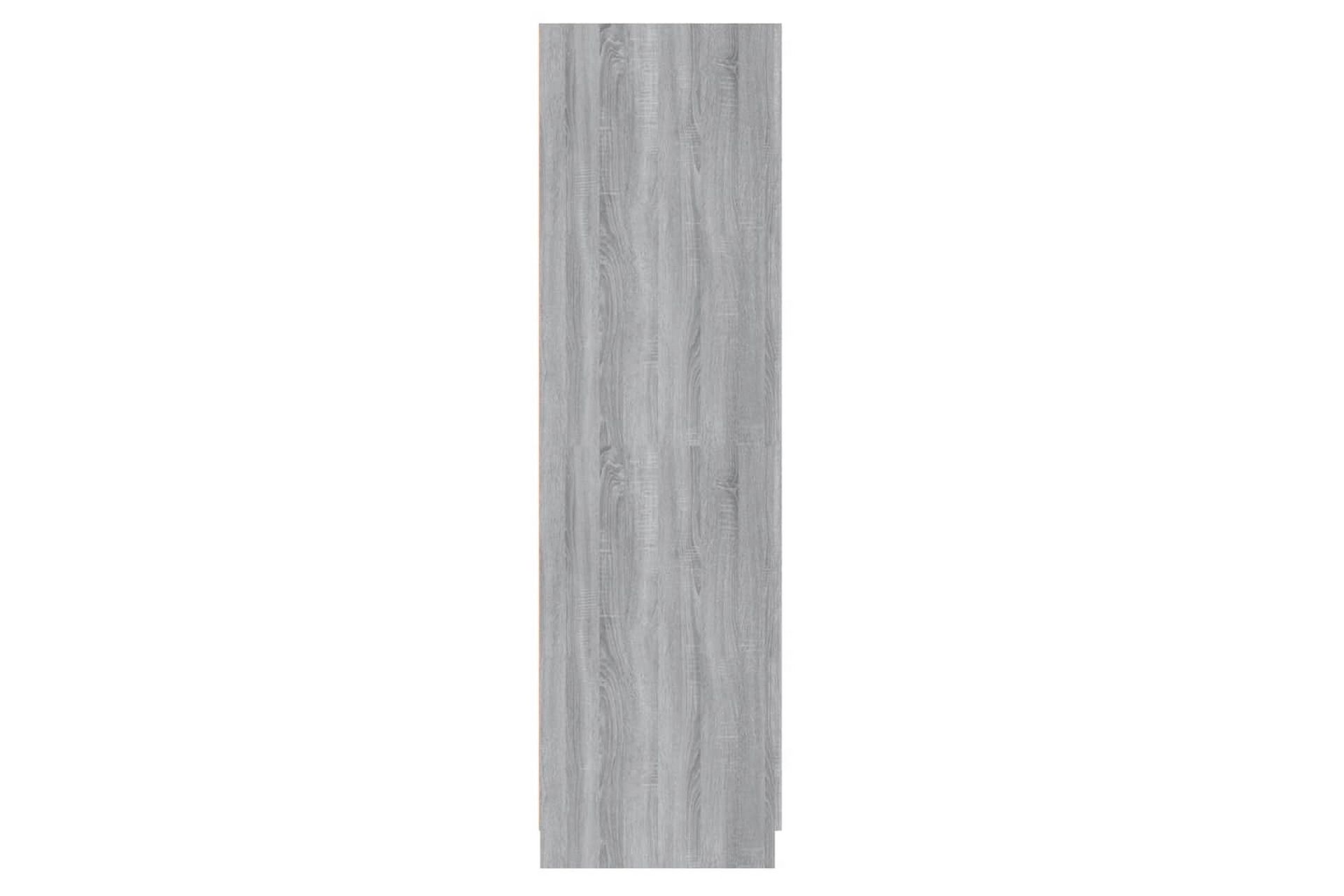 beBasic Garderobe grå sonoma 80x52x180 cm konstruert tre - GrÃ¥ - Oppbevaring - Klesoppbevaring - Stumtjener
