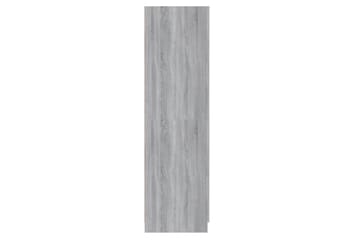 beBasic Garderobe grå sonoma 80x52x180 cm konstruert tre - GrÃ¥ - Oppbevaring - Klesoppbevaring - Stumtjener