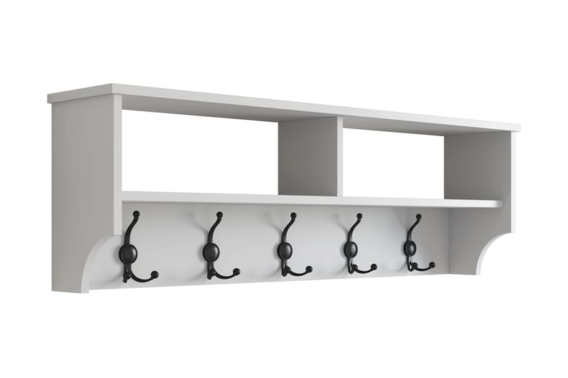 Caraway Kroklist 22x120 cm - Hvit - Oppbevaring - Klesoppbevaring - Stumtjener