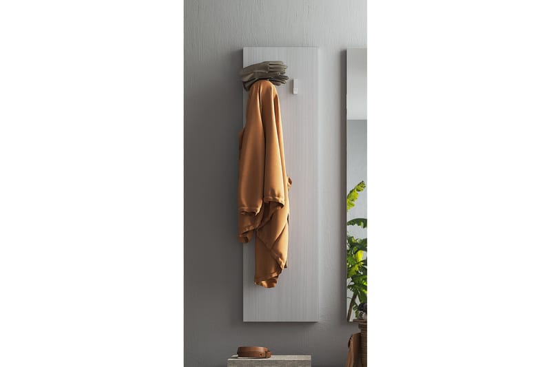Dama Kleshenger 31x110 cm - Hvit - Oppbevaring - Klesoppbevaring - Stumtjener