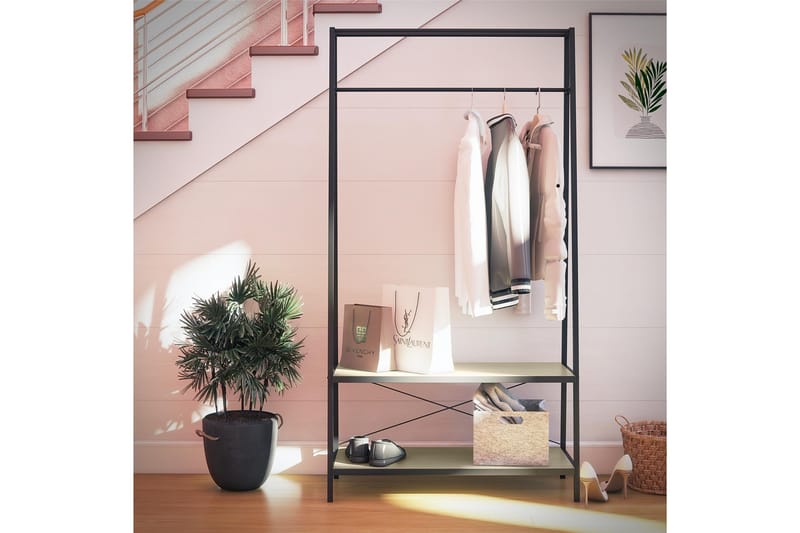Drexel Klesstativ 94,7x182,4 cm Grå - Dorel Home - Oppbevaring - Klesoppbevaring - Stumtjener - Klesstativ