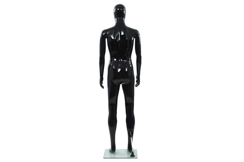 Full-body mannlig utstillingsdukke m. glass base 185cm - Stumtjener - Stumtjener